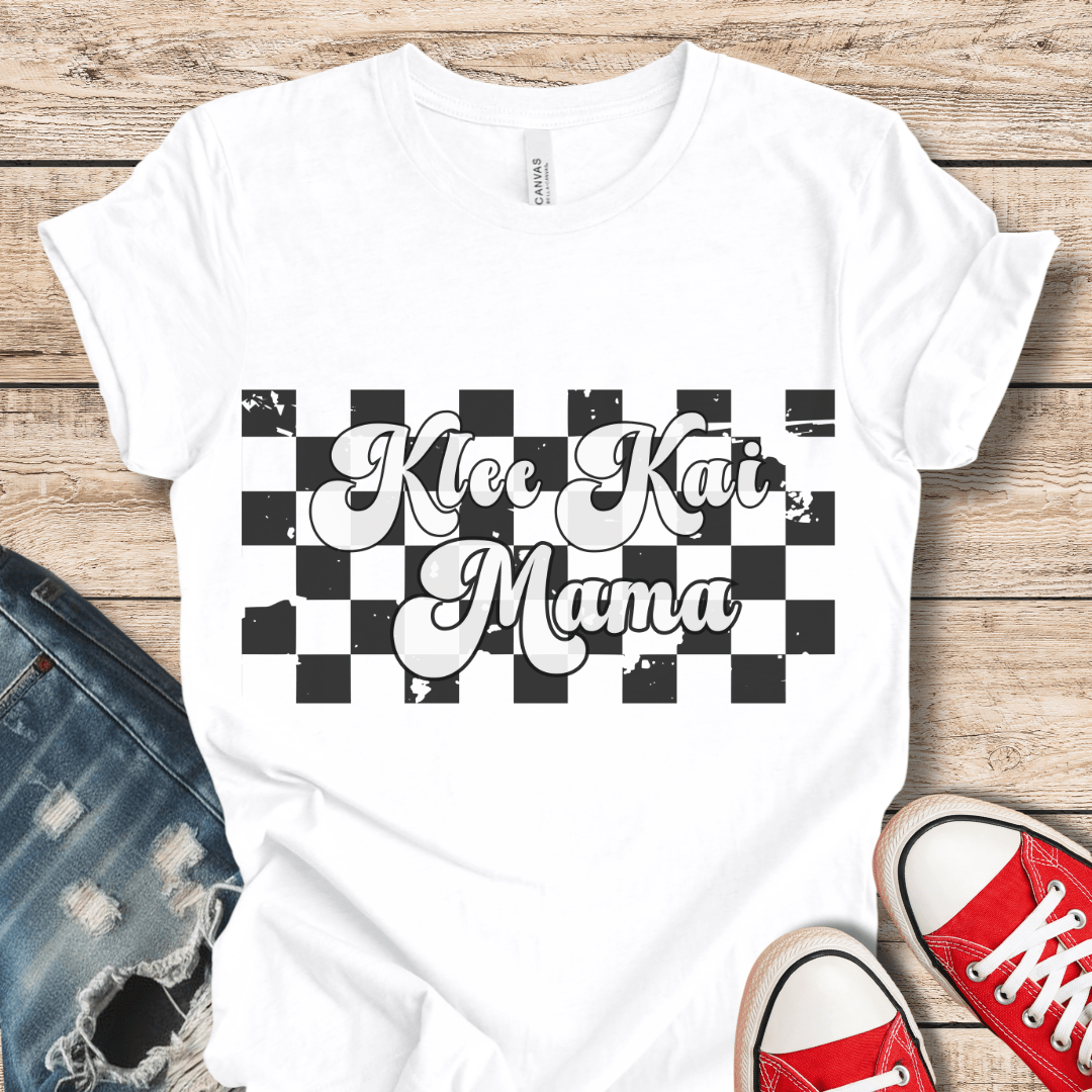 T-Shirt White / XS Klee Kai Mama Retro Tee