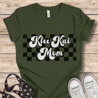 T-Shirt Military Green / XS Klee Kai Mom Retro Tee