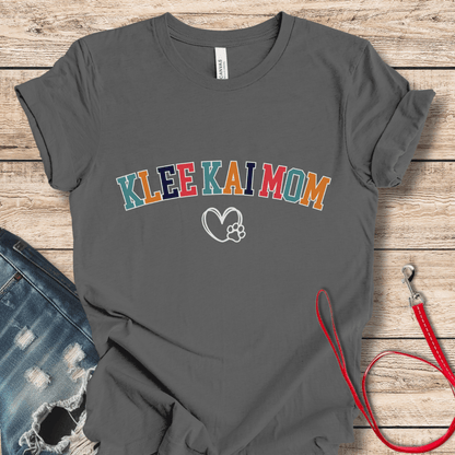 T-Shirt Klee Kai Mom With Paw & Heart Tee