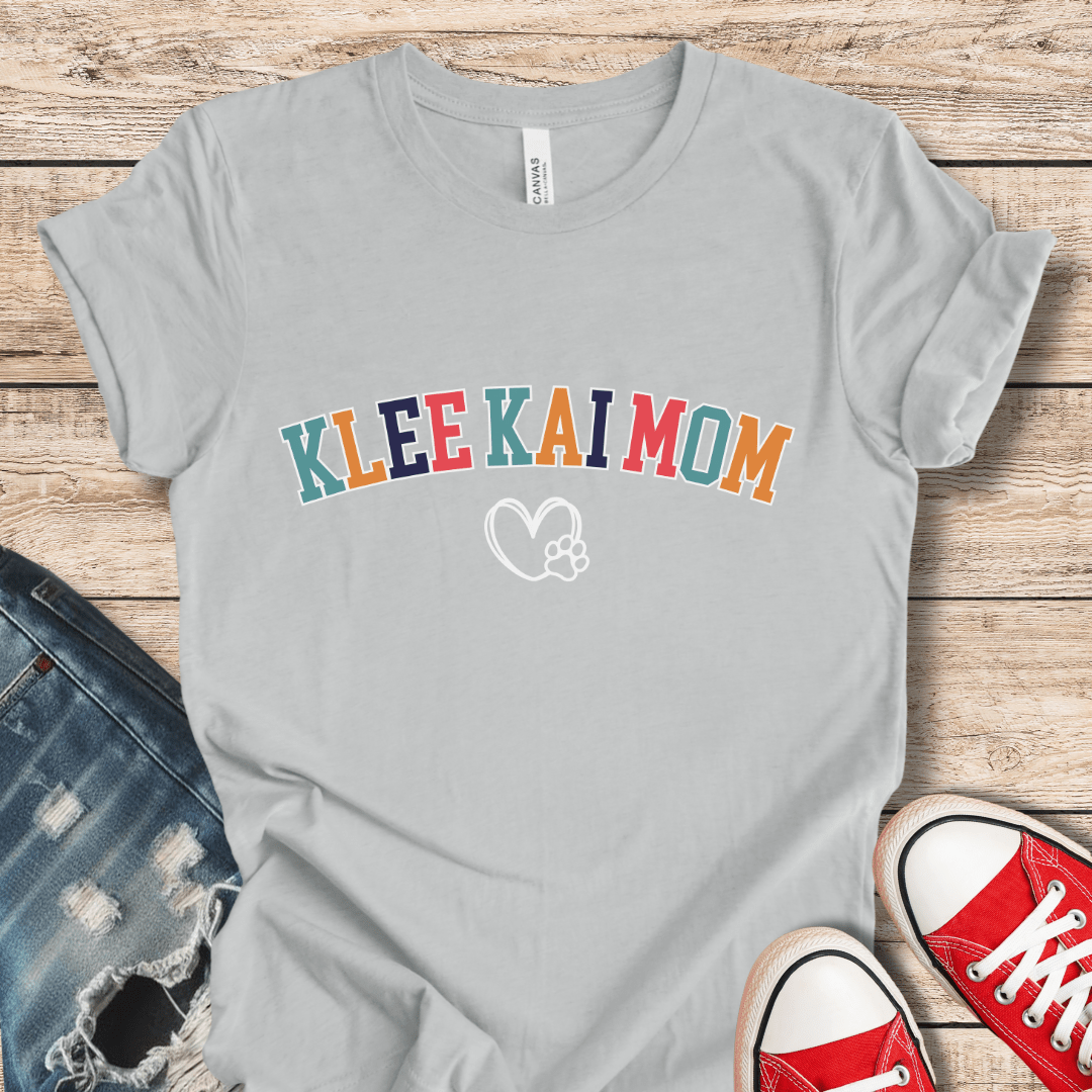 T-Shirt Klee Kai Mom With Paw & Heart Tee