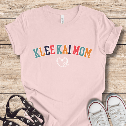 T-Shirt Klee Kai Mom With Paw & Heart Tee