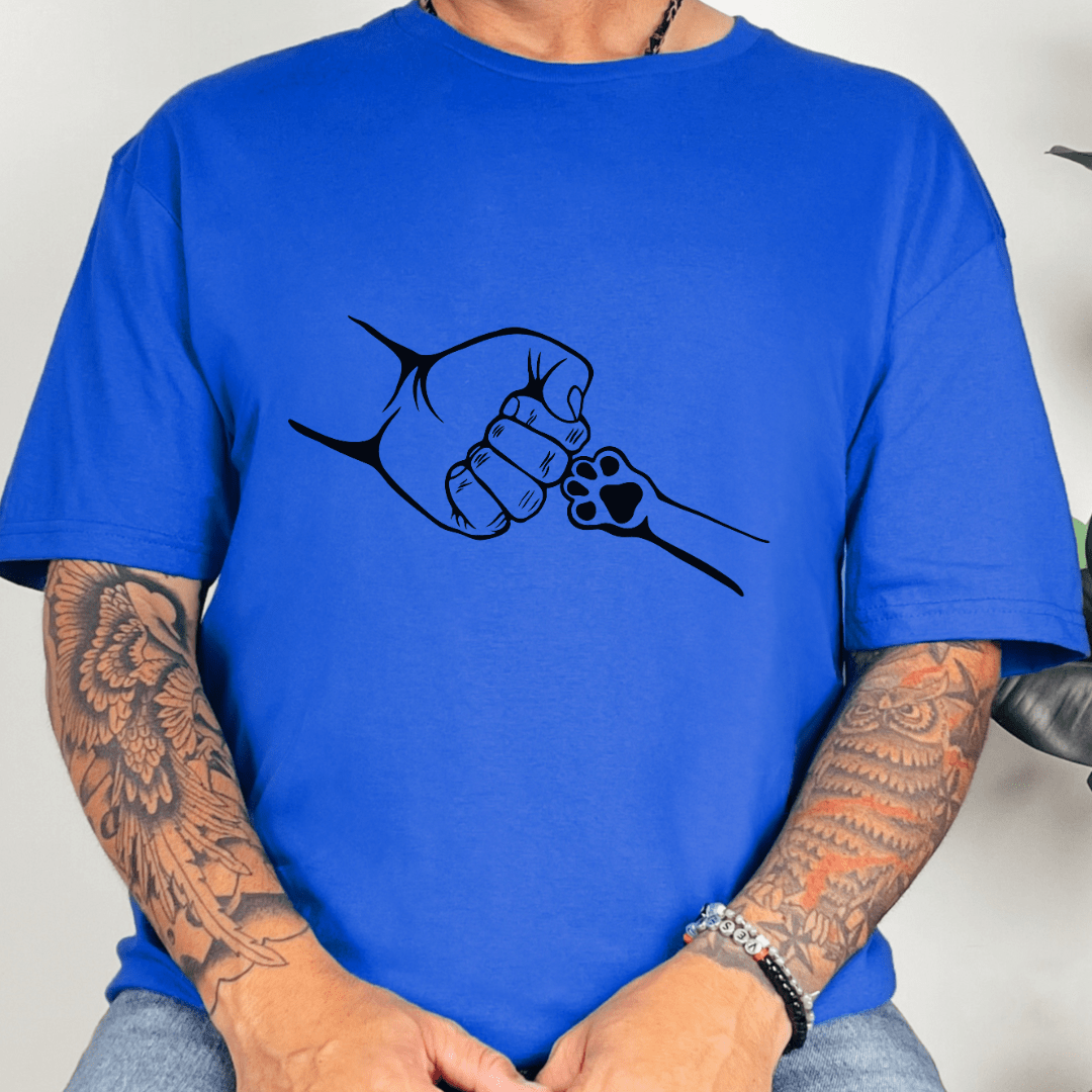 T-Shirt Royal / XS Paw Fist Bump T-Shirt