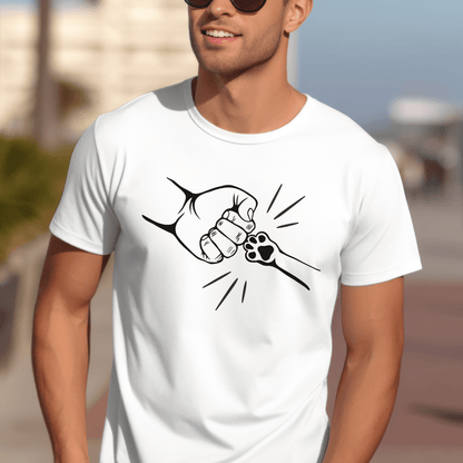 T-Shirt Paw Fist Bump T-Shirt