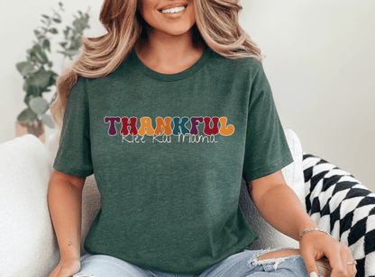 T-Shirt Heather Forest / XS Thankful Klee Kai Mama Style Tee