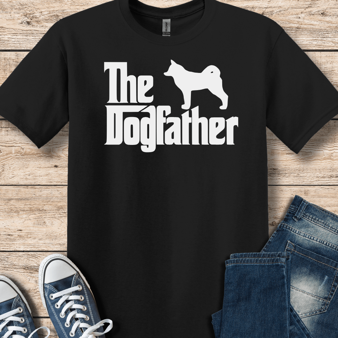 T-Shirt Black / S The Alaskan Klee Kai "DogFather" T-Shirt