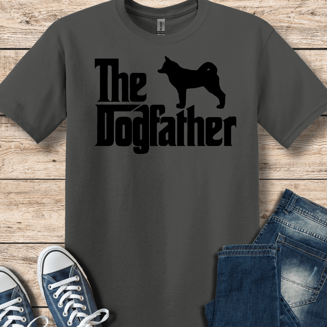 T-Shirt Charcoal / S The Alaskan Klee Kai "DogFather" T-Shirt