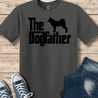 T-Shirt Charcoal / S The Alaskan Klee Kai "DogFather" T-Shirt