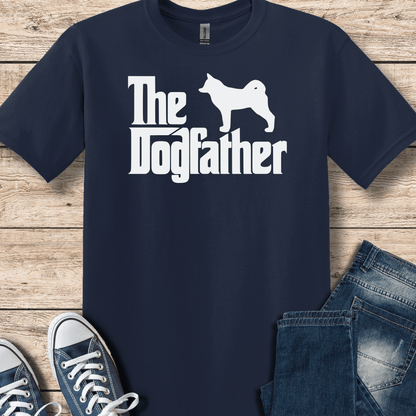 T-Shirt Navy / S The Alaskan Klee Kai "DogFather" T-Shirt