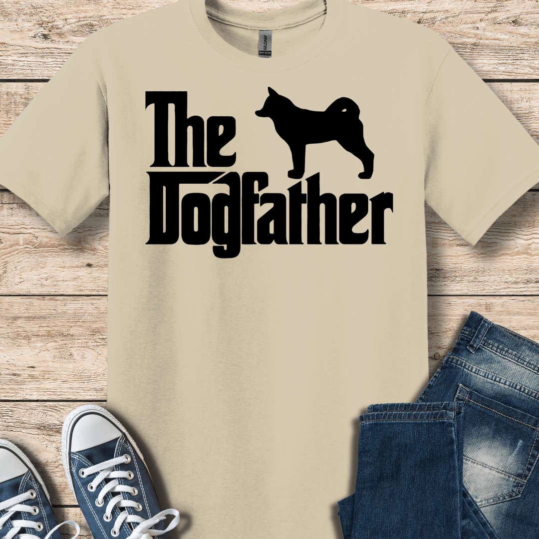 T-Shirt Sand / S The Alaskan Klee Kai "DogFather" T-Shirt