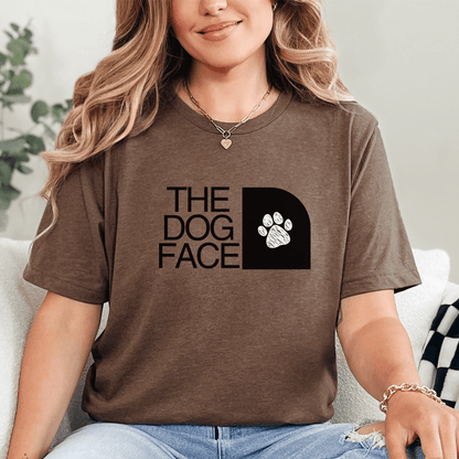 T-Shirt Heather Brown / XS The Dog Face Tee