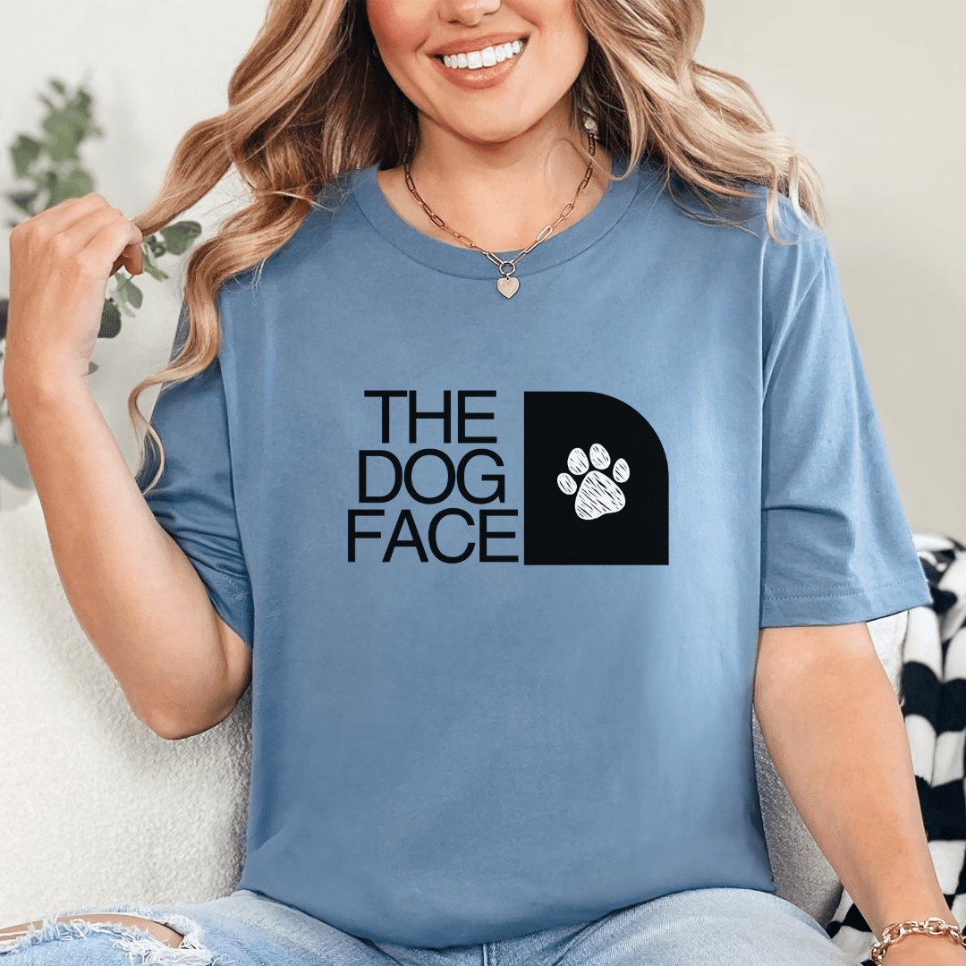 T-Shirt Steel Blue / XS The Dog Face Tee